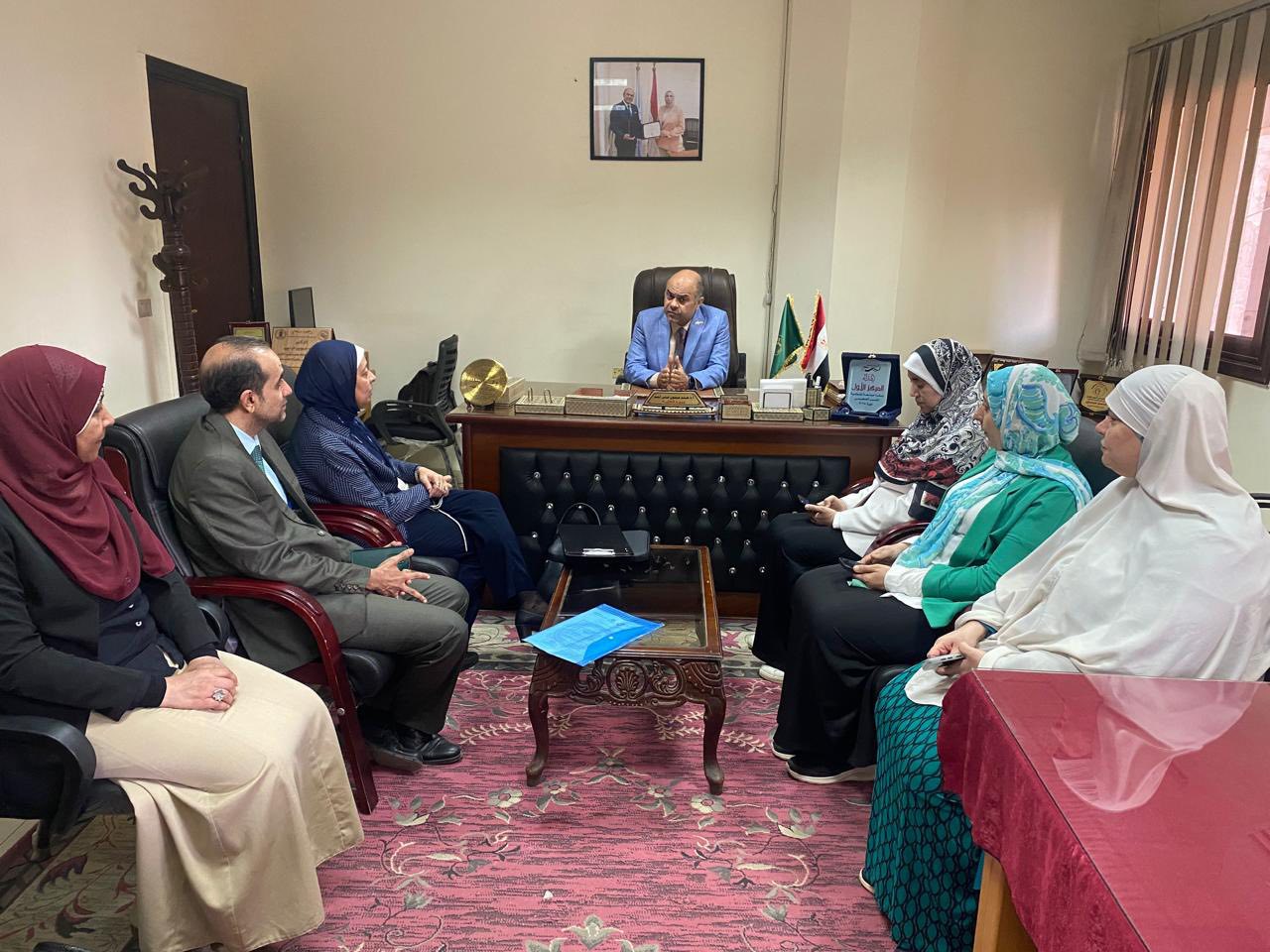 زيارة دعم رفيعة المستوى لتعزيز منظومة القياس والتقويم بكلية الصيدلة بجامعة المنوفية