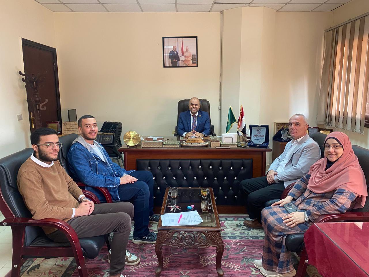 تكريم طلاب صيدلة المنوفية المتميزين في تدريب إيبيكو للتسويق الدوائي