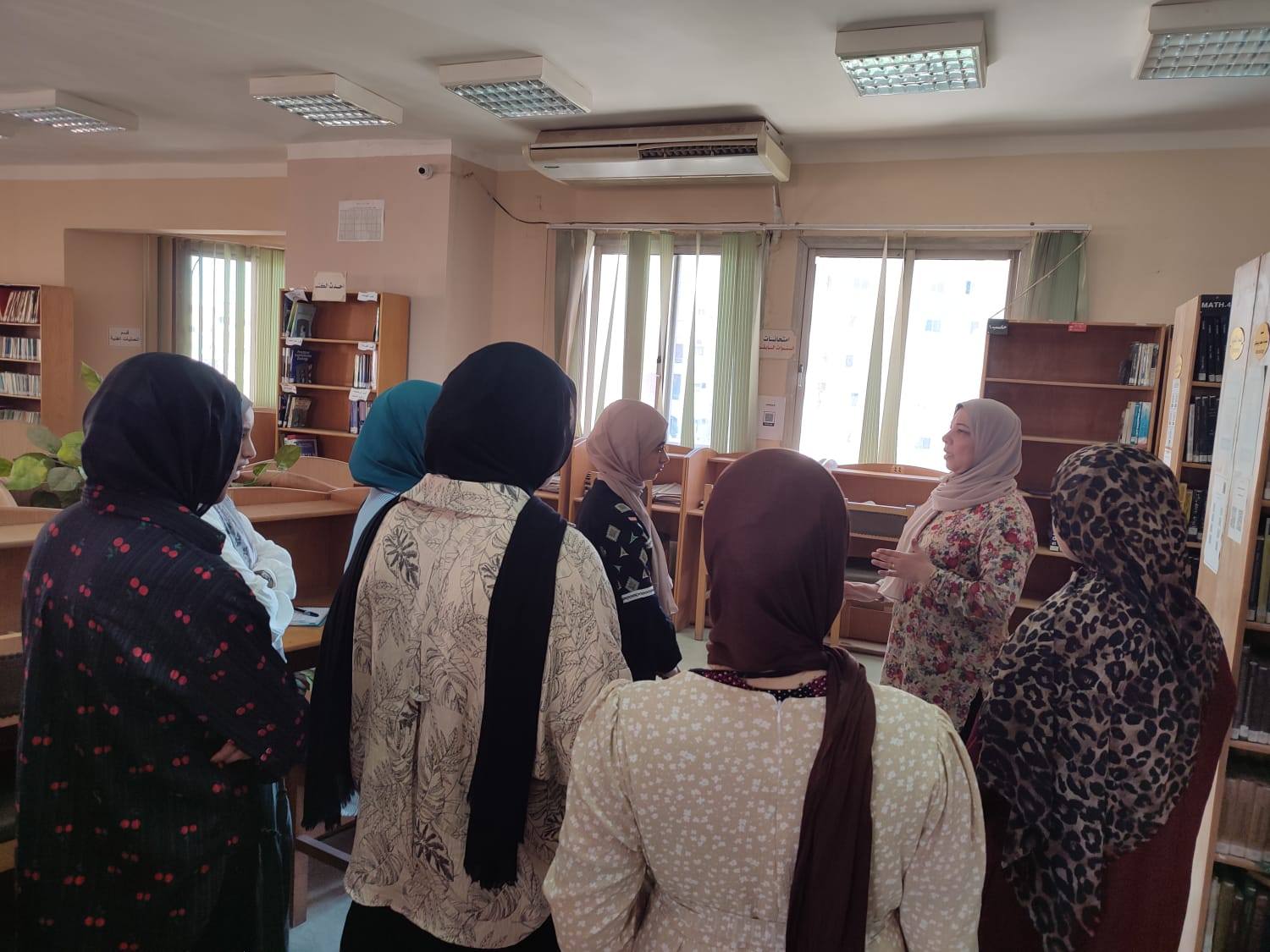 ورش عمل ( اعرف مكتبتك ) للعام الجامعى الجديد
