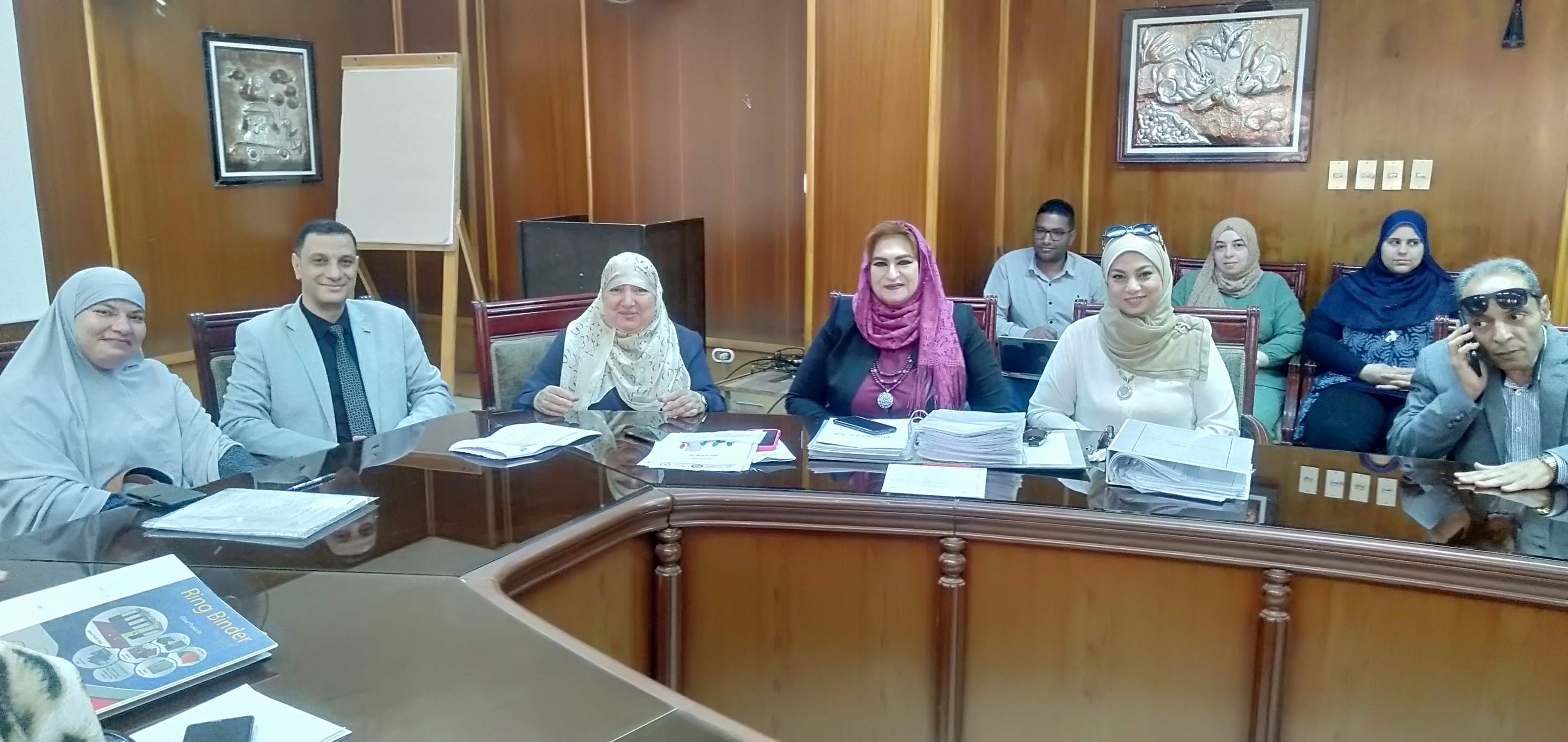 فريق مركز الجودة في زيارة لكلية العلوم – جامعة المنوفية