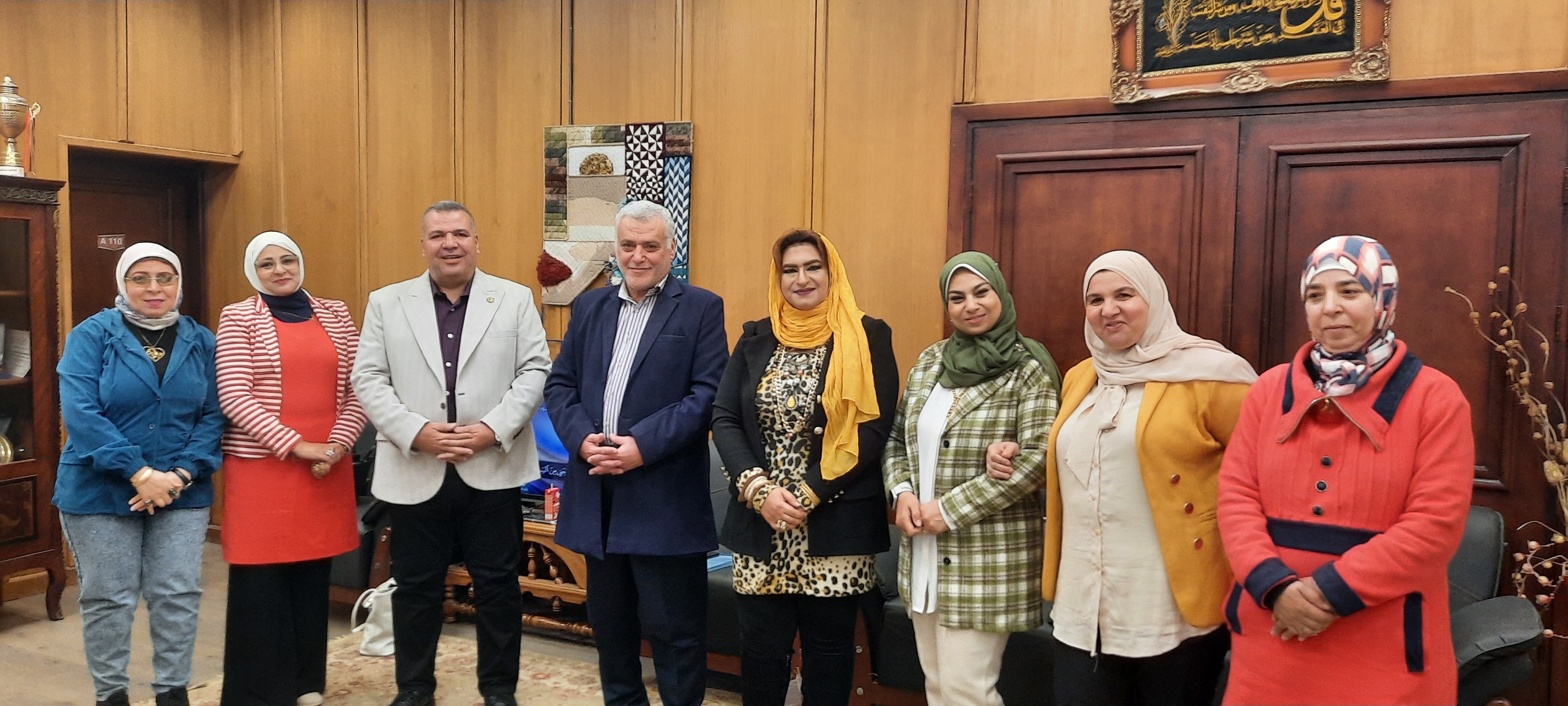 زيارة فريق مركز ضمان الجودة لتفعيل محاكاه بكلية الحاسبات والمعلومات 