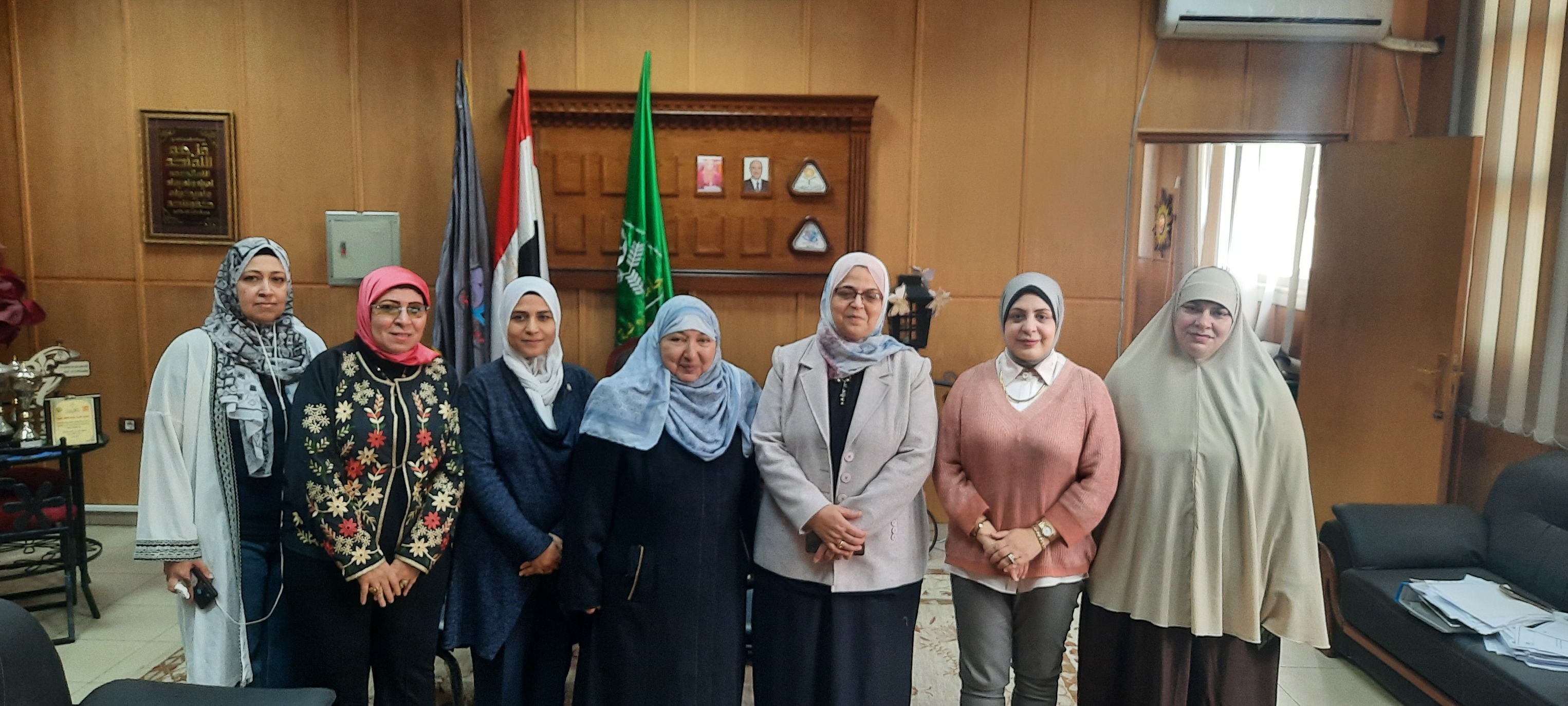 زياره فريق مركز ضمان الجودة  لكلية  التربية للطفولة المبكرة جامعة المنوفية 