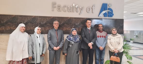 زيارة فريق مركزضمان الجودة لكلية  الذكاء الاصطناعي  بجامعة المنوفية 