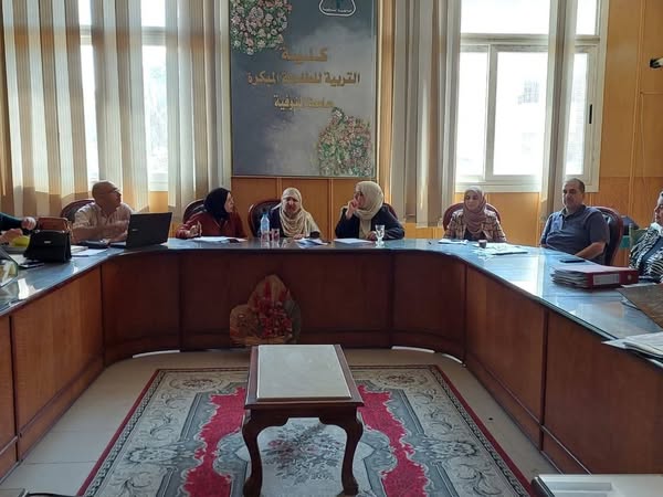مدير مركز ضمان الجودة فى زيارة لكليه التربية للطفولة المبكرة  بجامعة  المنوفية 