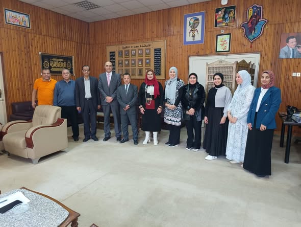 نائب مدير مركزضمان الجودة يواصل تفعيل  محاكاه بكلية التجارة جامعة المنوفية 