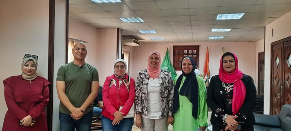 زيارة فريق مركز ضمان الجودة لكلية العلوم الرياضية  بجامعة المنوفية 
