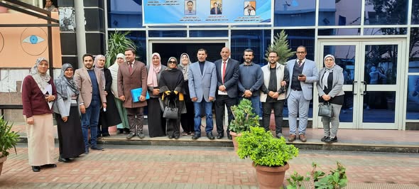 زيارة فريق مركز ضمان الجودة لتفعيل محاكاه بكلية تكنولوجيا العلوم الصحية  بجامعة المنوفية 