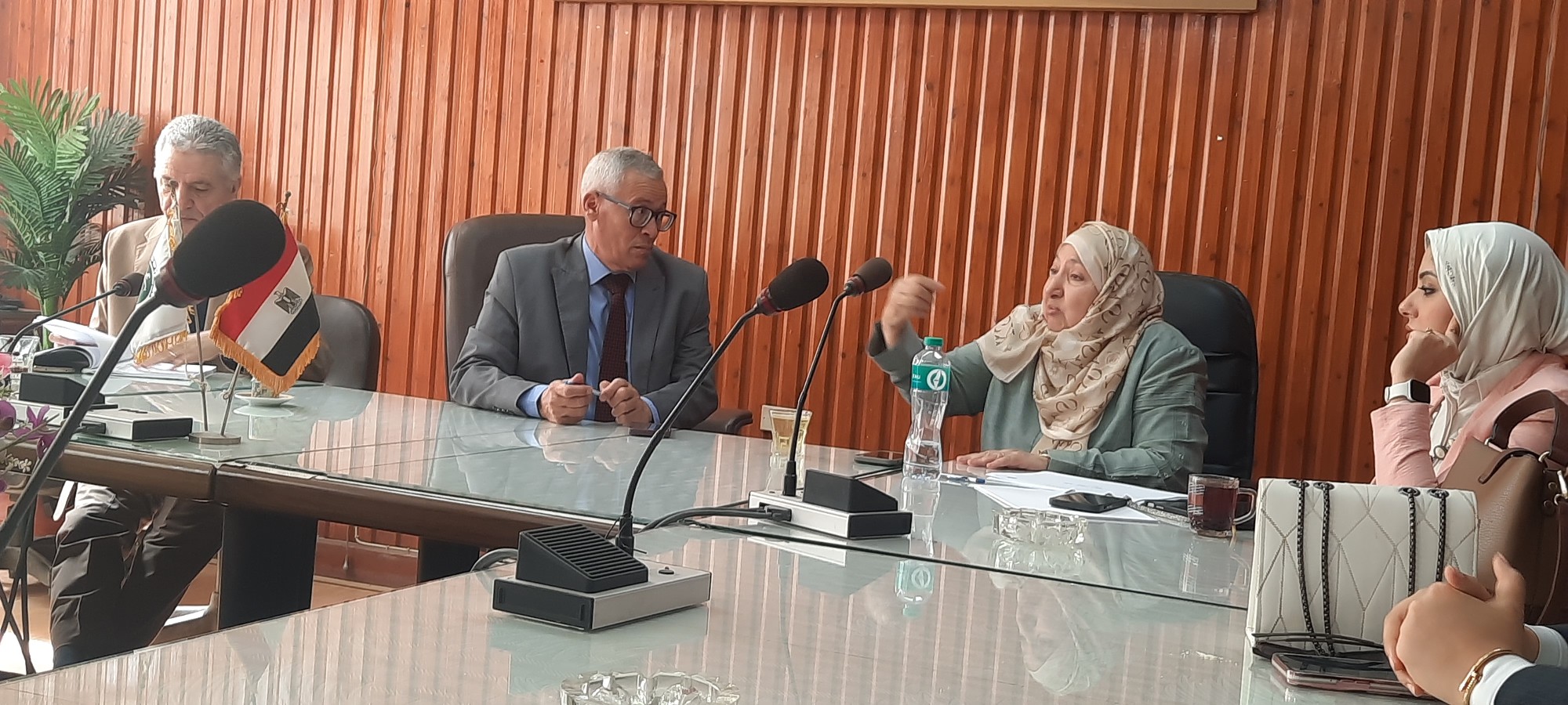 مدير مركز ضمان الجودة ونائبا فى زيارة لكلية الحقوق جامعة المنوفية 