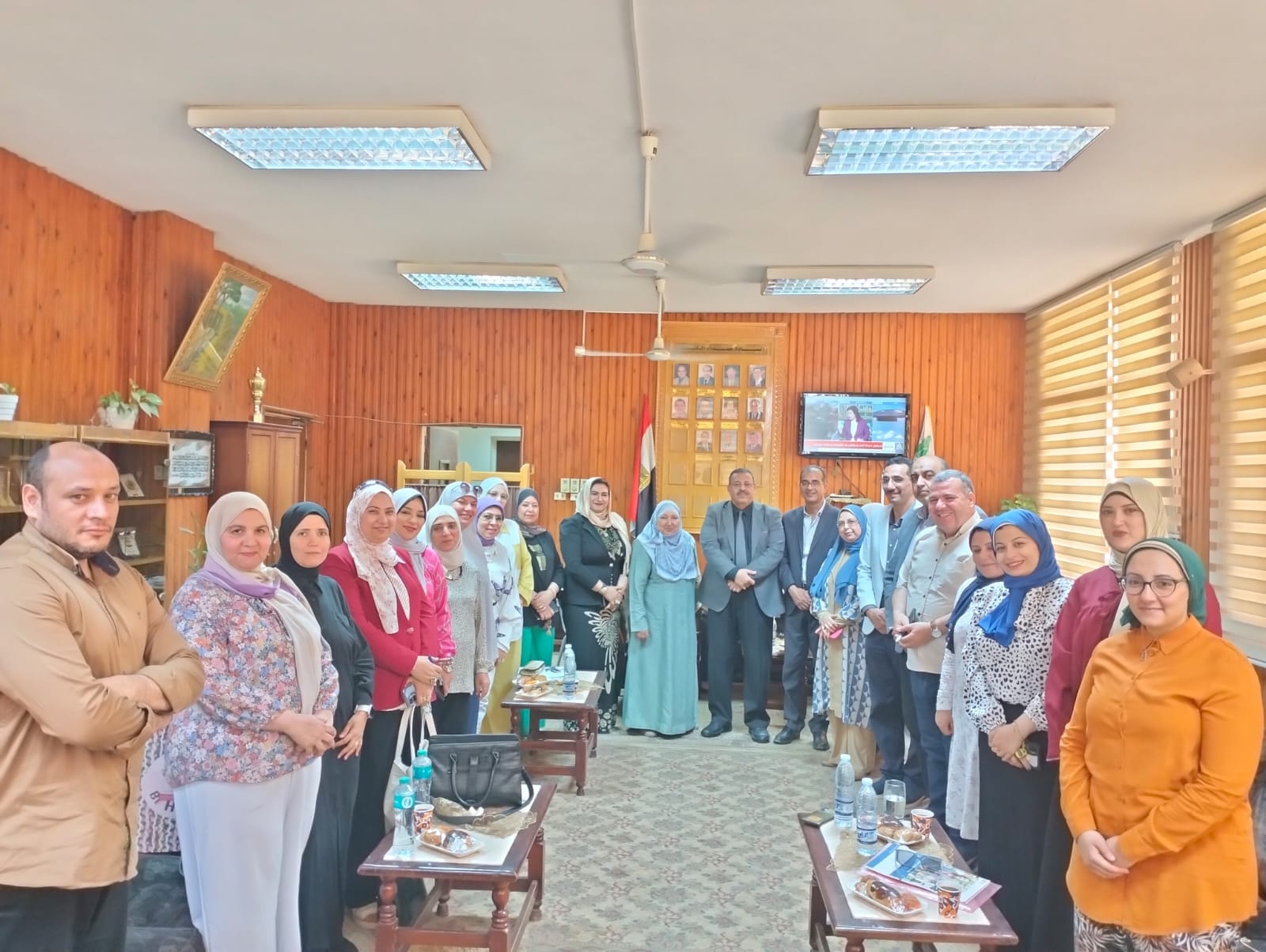 زيارة فريق مركز ضمان الجودة لكلية الآداب  جامعة المنوفية 