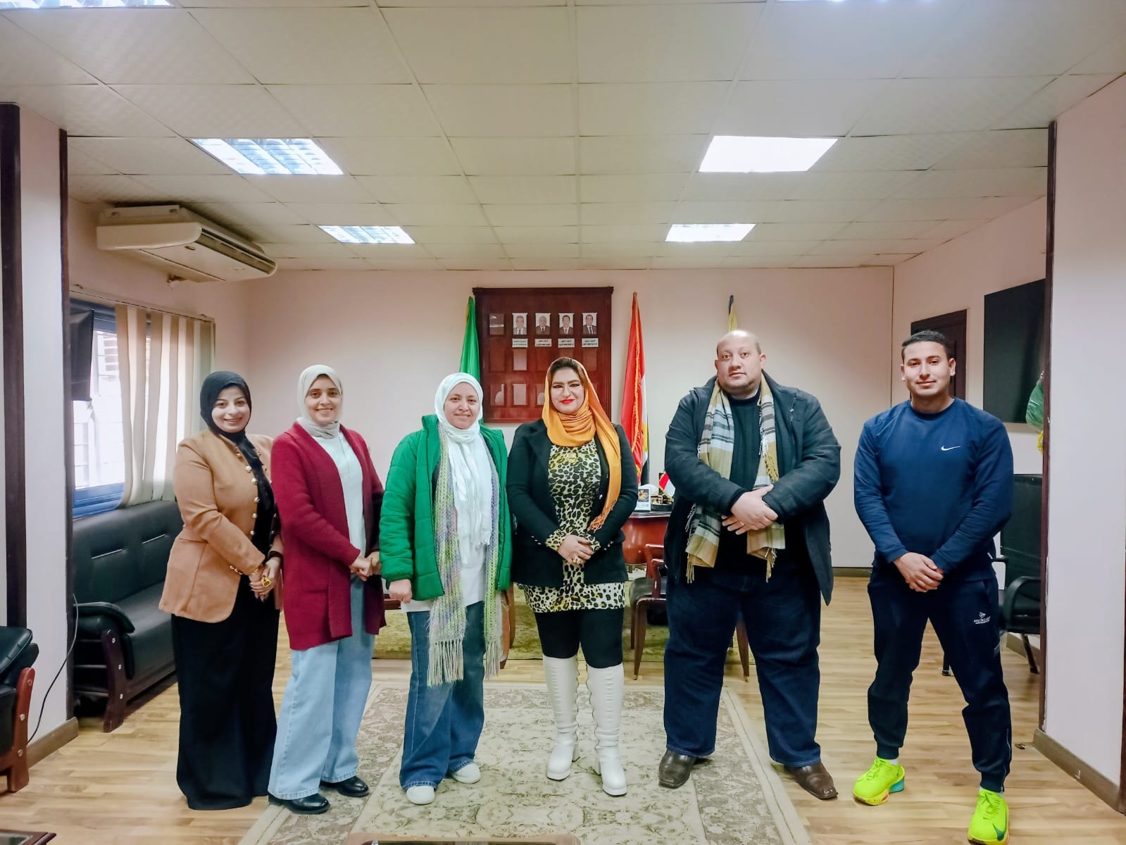 زيارة فريق مركز ضمان الجودة لكلية العلوم الرياضية  بجامعة المنوفية 