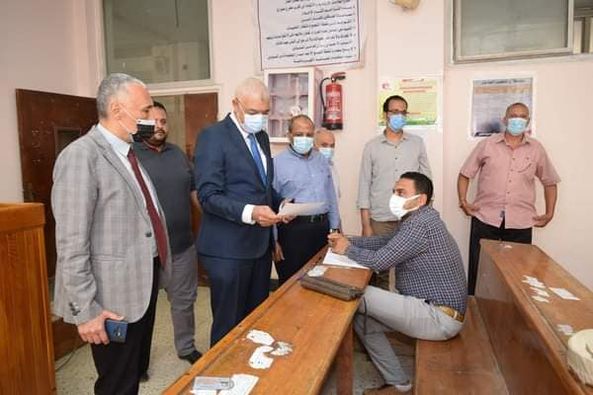 Al-Kased inspects the postgraduate exams at the Faculty of Arts, Menoufia University