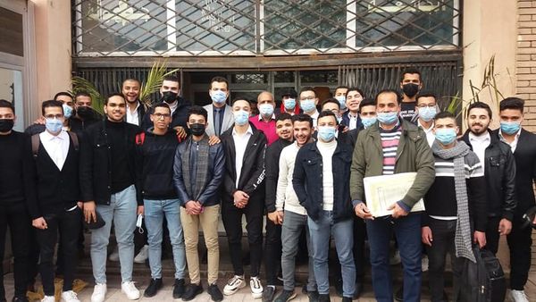 طلاب جامعة المنوفية في لقاء مع مفتي الجمهورية ووزير الشباب 
