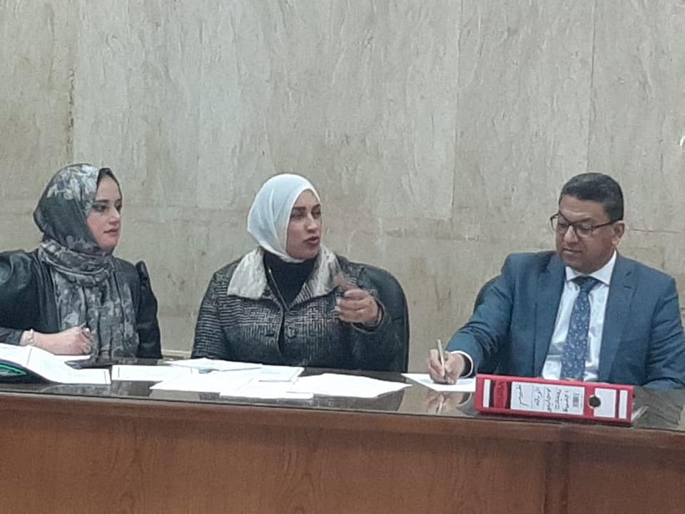 The Measurement and Evaluation Center at Menoufia University reviews the plans of the unit managers and presents the reports of the examination paper in the faculties