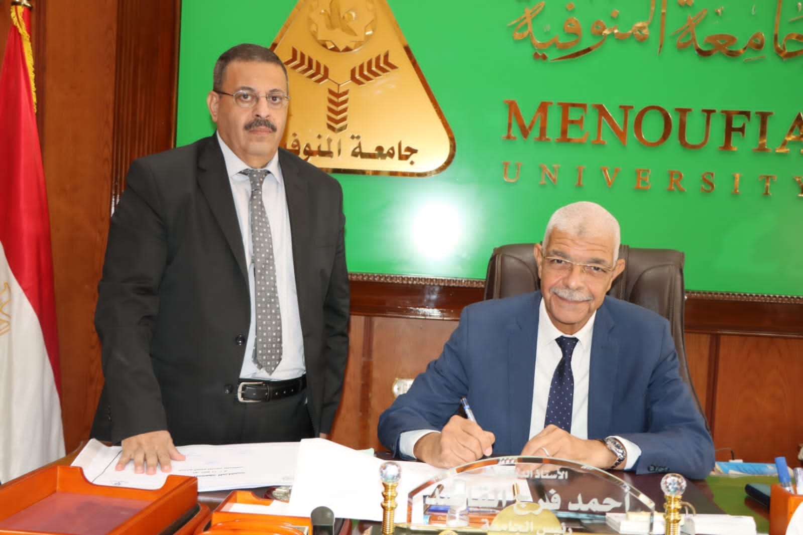 President of Menoufia University approves the cumulative results of the fourth year of the Geography, Geomatics and Communication programs at the Faculty of Arts