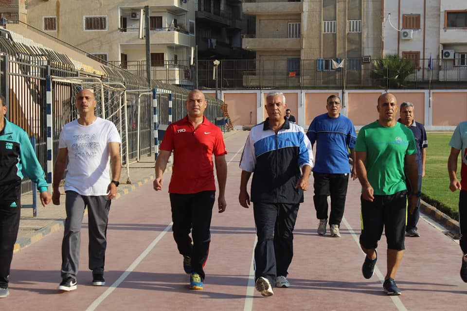 Weekly follow-up to the initiative called by Dr. Adel Mubarak, President of Menoufia University, to practice sports