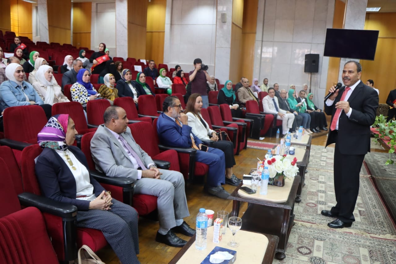 Menoufia University receives members of the evaluation committee for the Best Environmentally Friendly University Competition at the Supreme Council of Universities