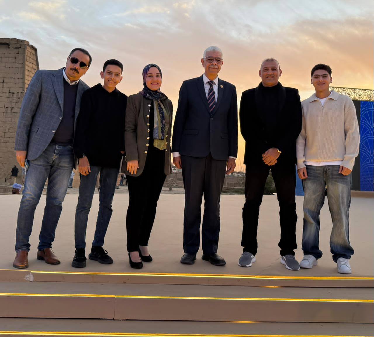 رئيس جامعة المنوفية يشهد الحفل الختامي للنسخة الثانية من مبادرة "تمكين" بمعبد الأقصر 