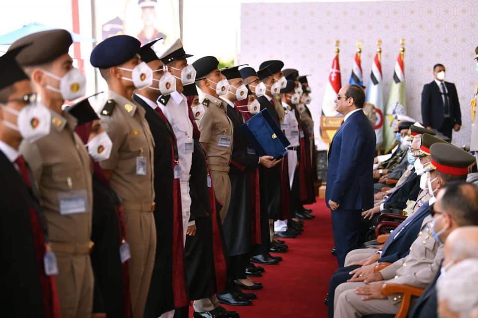 :جامعة المنوفية تشارك في إحتفالية تخرج الدفعة  الجديدة من الكليات والمعاهد العسكرية 