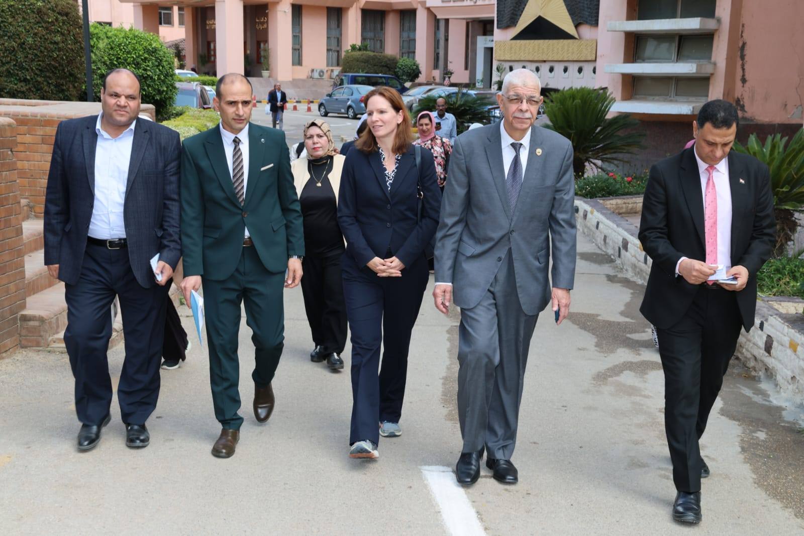 Menoufia University President Attends DAAD Academic Exchange Information Session, Emphasizing Broad International Opportunities for Students and Researchers