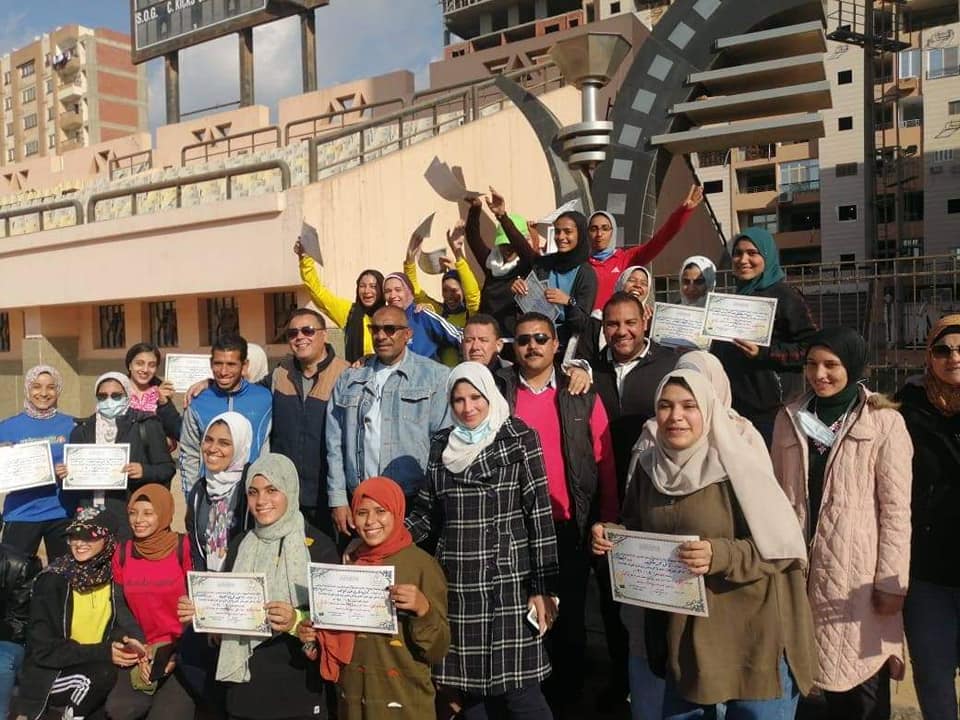 حصاد بطولة العاب القوى للطالبات بمهرجان جامعة المنوفية الرياضي