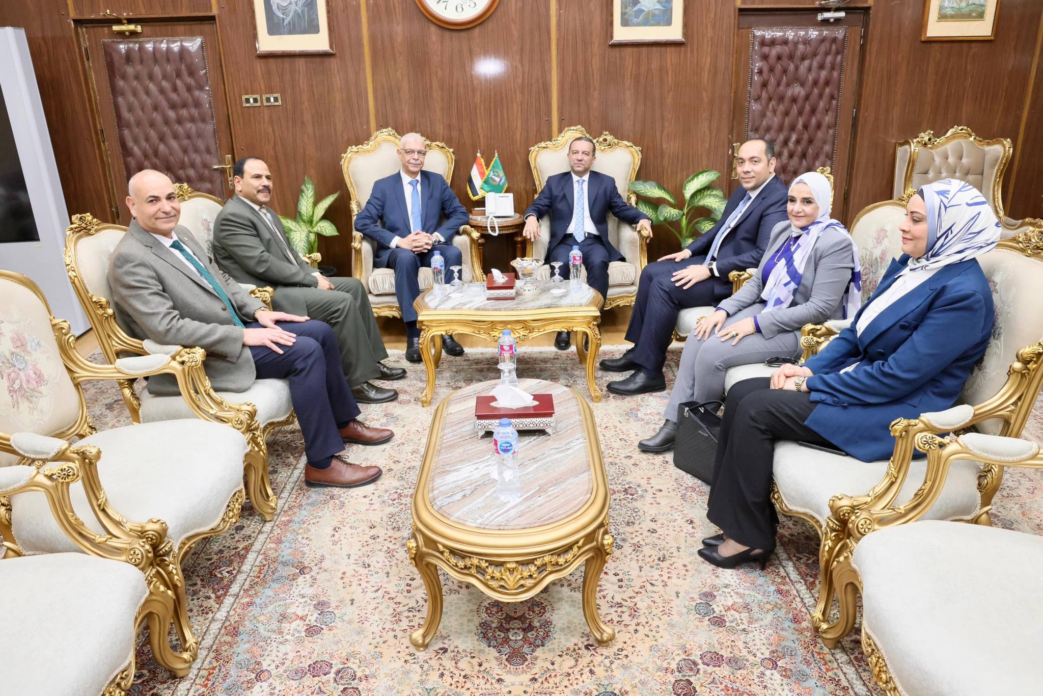 رئيس جامعة المنوفية والنواب وأمين عام الجامعة يهنئون اللواء عمرو الغريب بمناسبة توليه منصب محافظ المنوفية ويؤكدون تعزيز سبل التعاون المشترك 