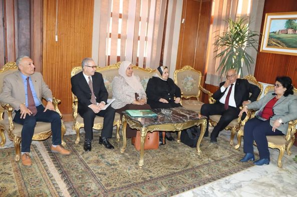 The external review team from the National Authority for Education Quality Assurance and Accreditation on a visit to the Faculty of Arts