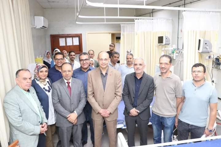 بدء التشغيـل التجريبـي لأحـدث جهـاز قسطـرة قلبيـة وافتتاح وحـدة غسيـل كلـوي بمستشفي الطـوارئ بالمستشفيات الجامعية 