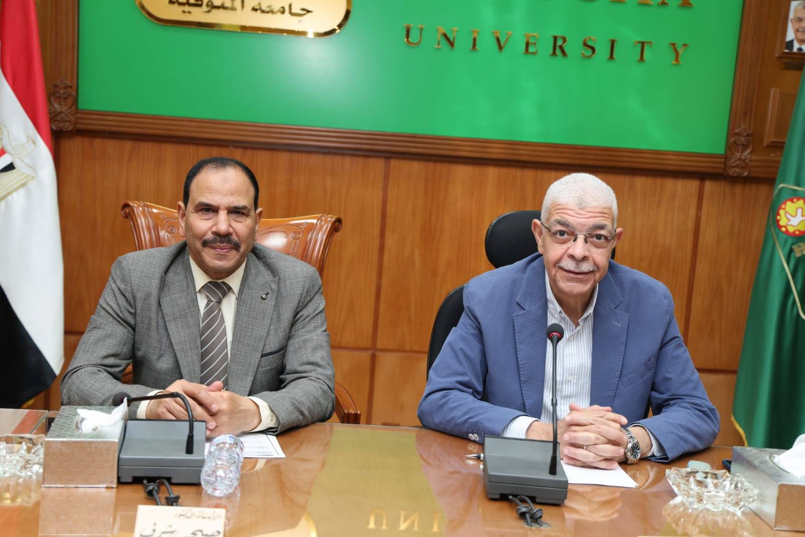 رئيس جامعة المنوفية يترأس اجتماع لجنة التميز الحكومي ويؤكد نشر ثقافة التميز داخل بيئة العمل أولوية استراتيجية للجامعة 