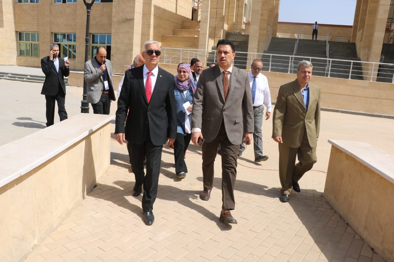 Mubarak is following up on the preparations of Menoufia National University to start the study in October 2022