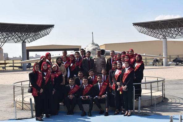 Menoufia University students visit the Air Force Museum