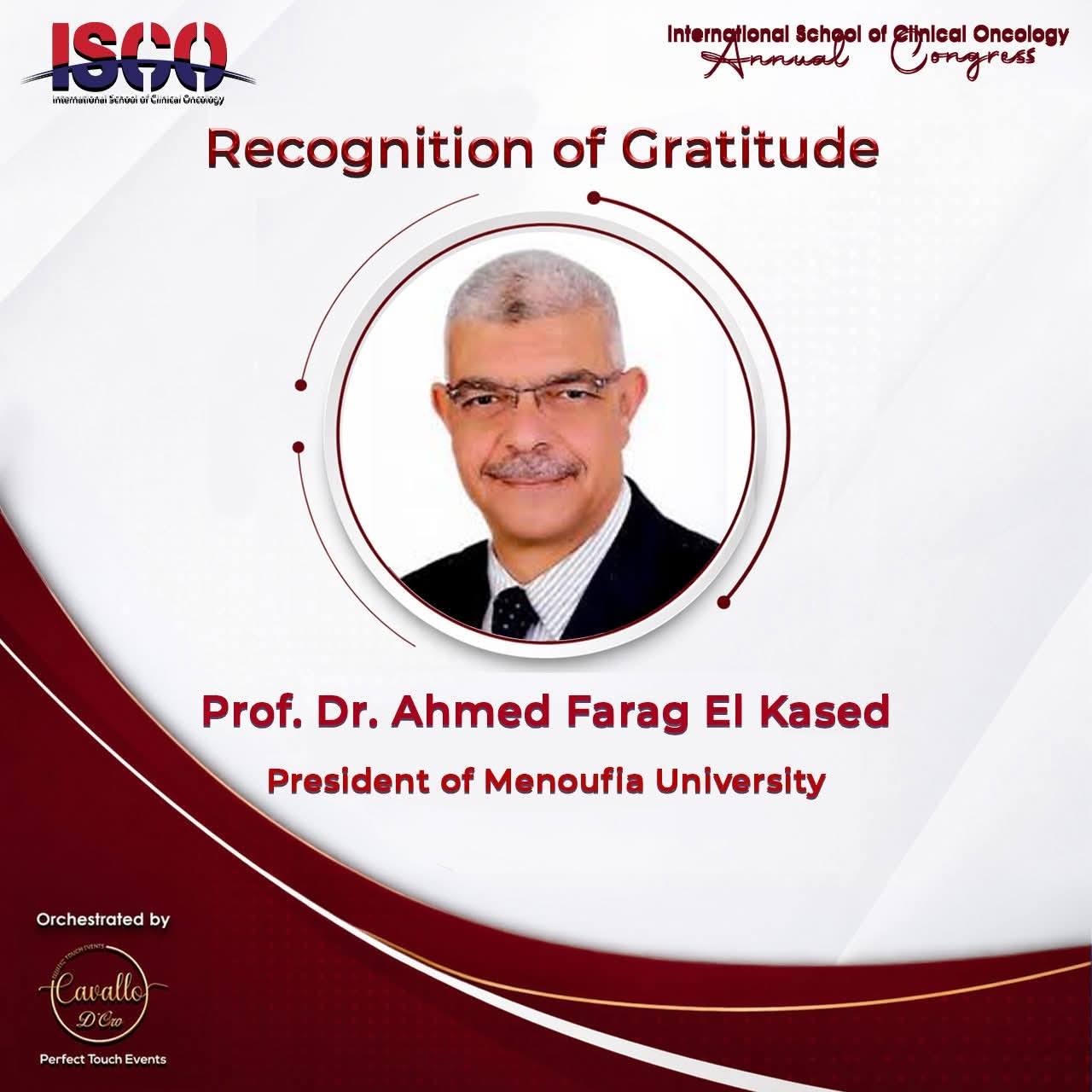   رئيس جامعة المنوفية يشارك في افتتاح مؤتمر ISCO 2026 الدولي للأورام بمشاركة نخبة من أبرز علماء العالم وحضور وزير الصحة والسفراء والخبراء الدوليين