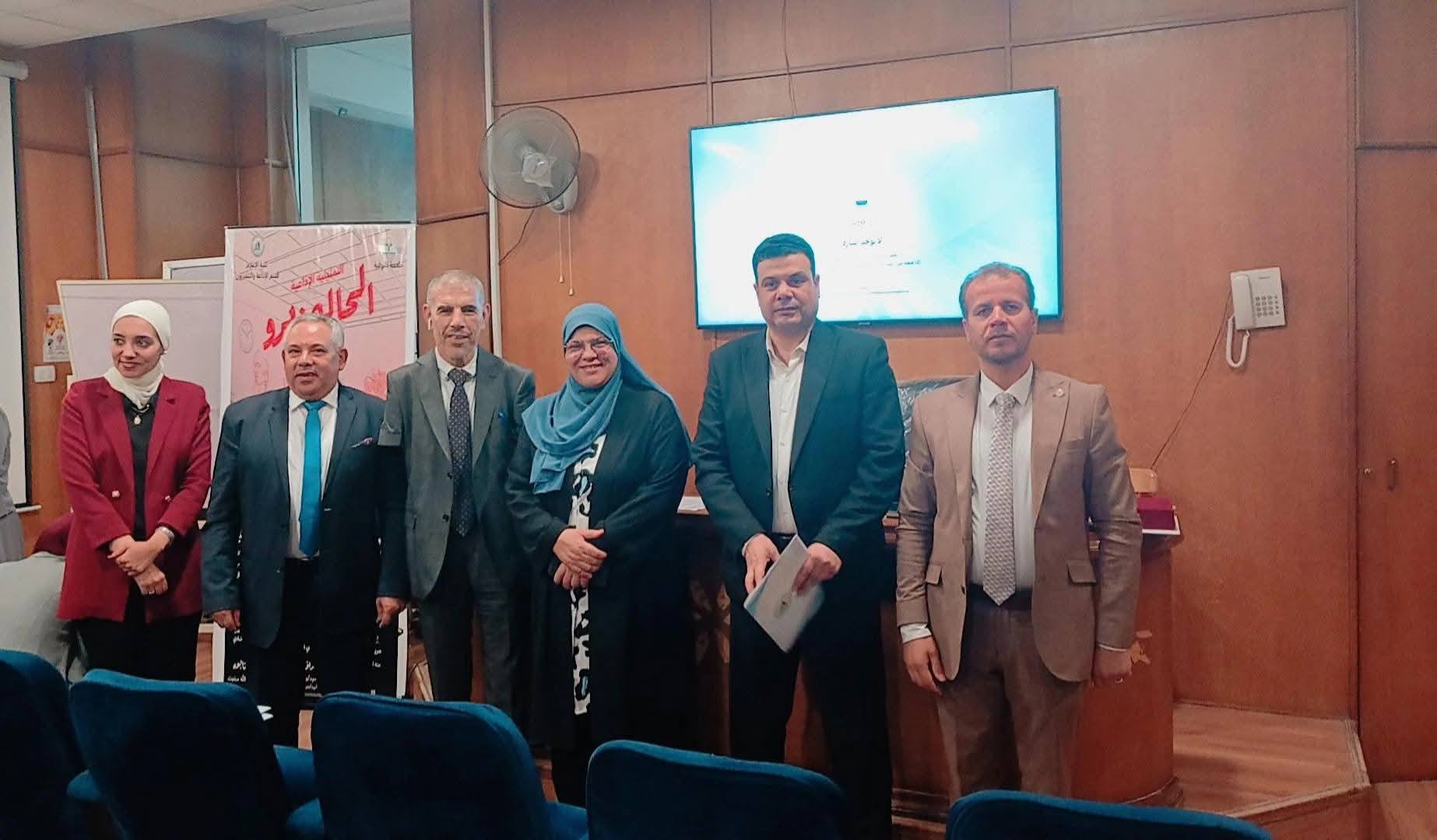 إعلام المنوفية تفوز في مسابقة الإبداع الاعلامي وتناقش مشاريع تخرج الدفعة 2025/2024