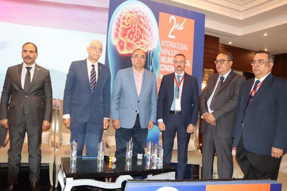 رئيس جامعة المنوفية يفتتح فعاليات المؤتمر الدولي الثاني لجراحات المخ والأعصاب بكلية الطب 
