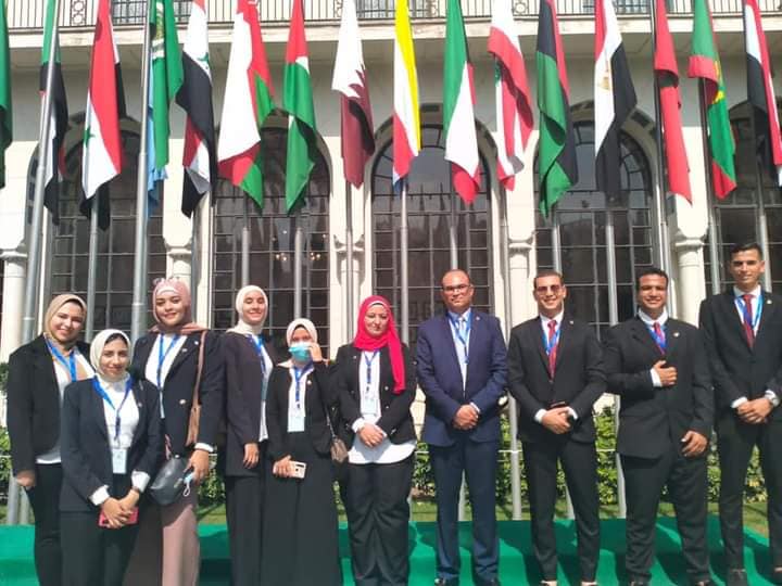 طلاب  جامعه المنوفيه يمثلون شباب مصر  بجامعه الدول العربيه في احتفاليه المملكه الاردنيه الهاشميه بالعيد المئوي لتأسيسها