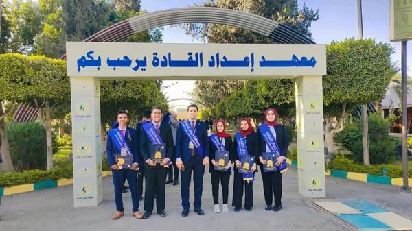 A delegation of Menoufia University students participates in the first student forum for social leadership "Social Work Ambassadors"