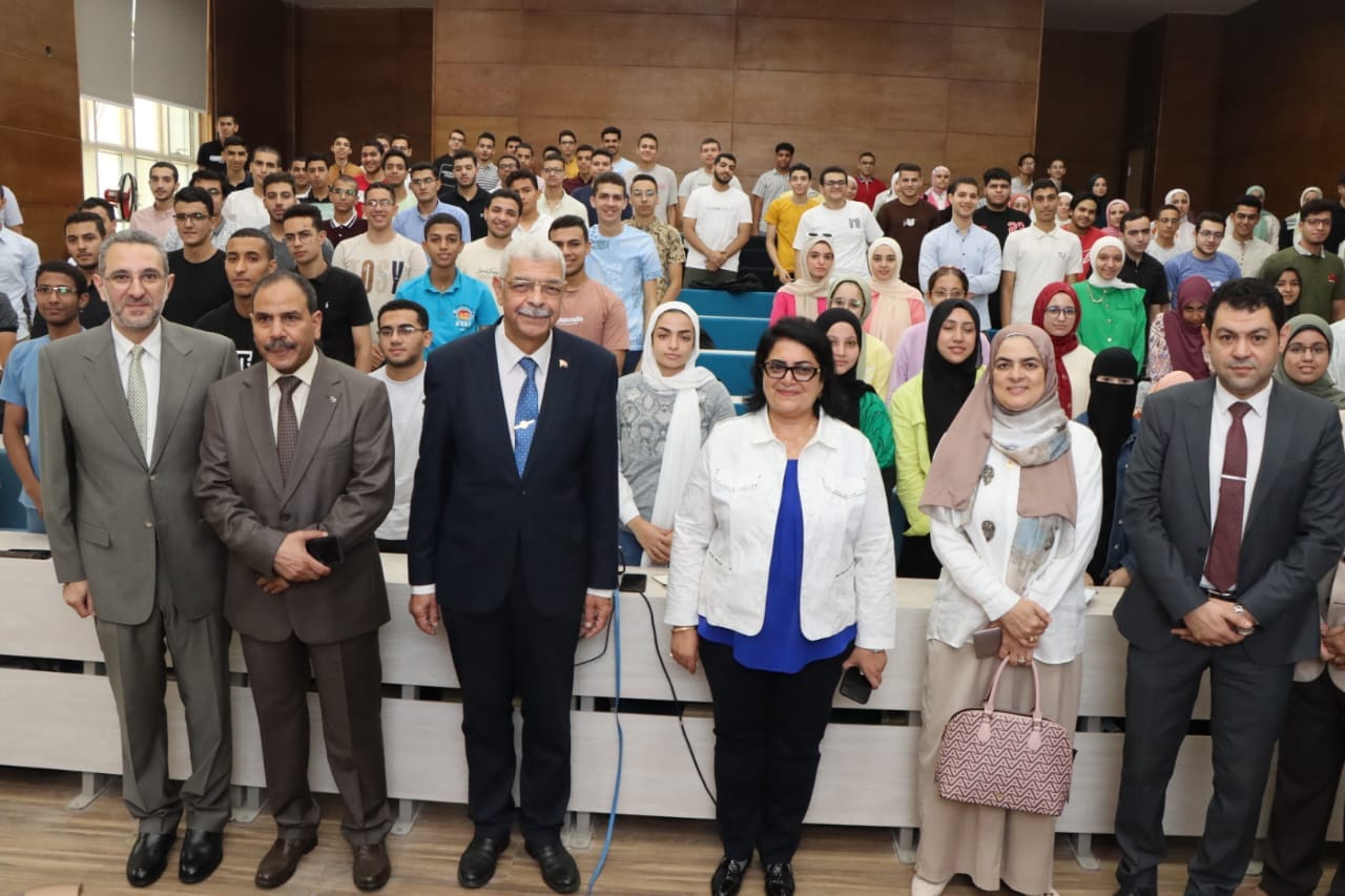 El-Kased follows up on the regularity of studies at Menoufia National University