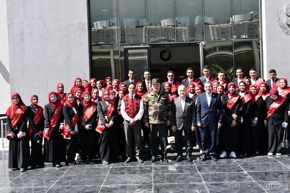 Menoufia University students visit Silo Foods Egypt, in coordination with the leadership of the Popular and Military Defense Forces