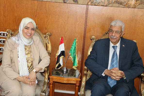 رئيس جامعة المنوفية يلتقي  رئيس مجلس إدارة المجموعة العلمية المتكاملة ISG  لبحث أوجه التعاون المشترك بين الجامعة والمجموعة 