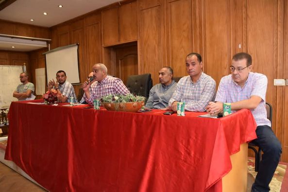 Honoring the faculties that got the first places in the student activities of Menoufia University
