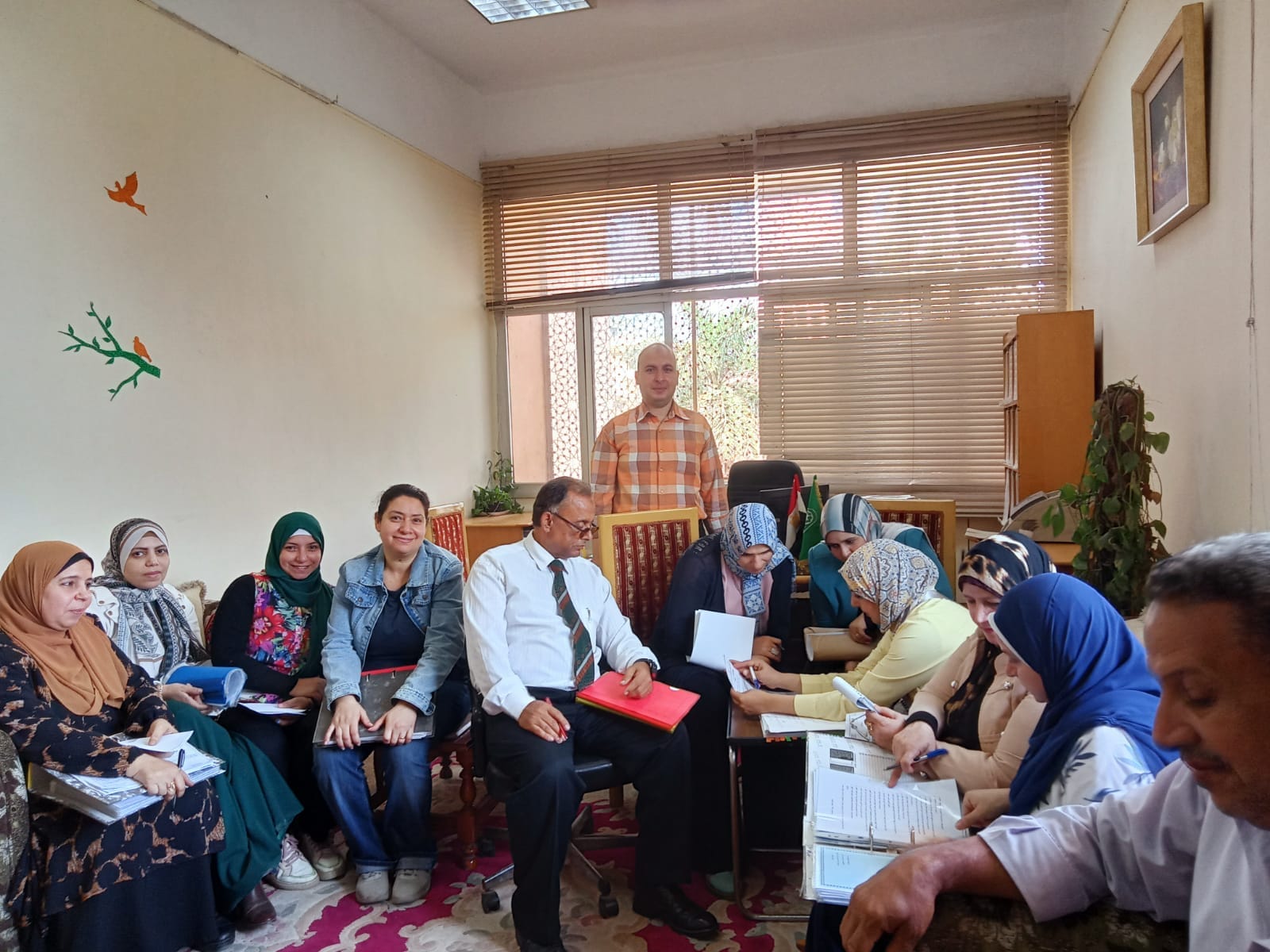 بدء المراجعات الداخليةلتجديد شهادة الأيزو للجهاز الإداري بجامعة المنوفية 