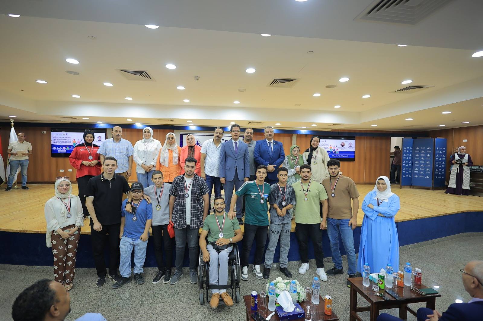 Menoufia University Wins 10 Medals in the Sports Forum for People of Determination at Benha University
