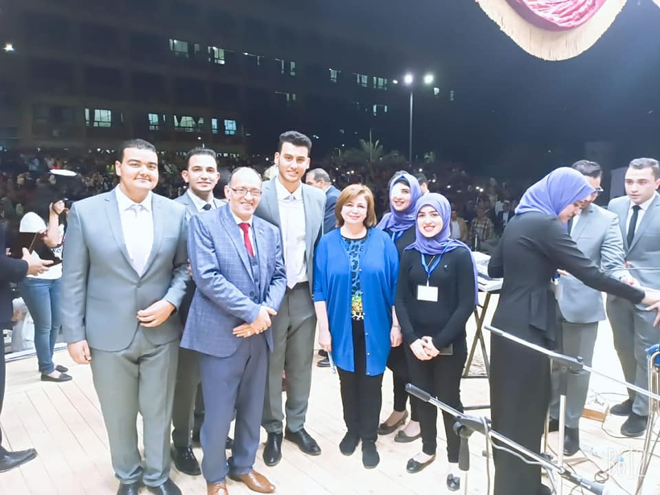 جامعة المنوفية تتألق في حفل إفتتاح الملتقى الفني بجنوب الوادي
