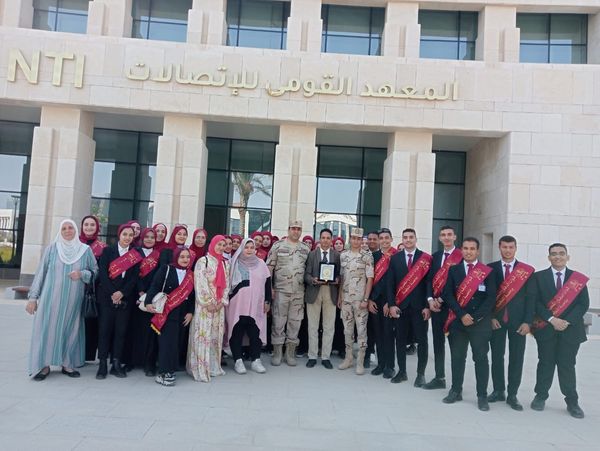 طلاب جامعة المنوفية  في زيارة إلى مدينة المعرفة بالعاصمة الإدارية الجديدة 
