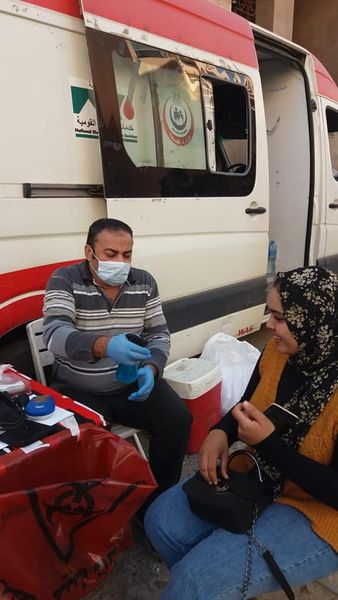 The conclusion of the blood donation festival at Menoufia University