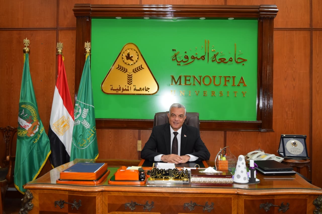 Madiha Hamdi and Fahmy El-Khouly at the Festival of Theatrical Performances at Menoufia University