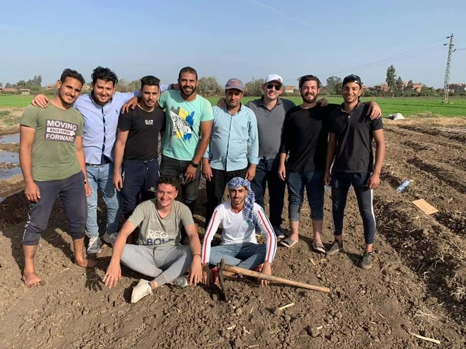 Practical training for Menoufia Agriculture students at El Raheb farm