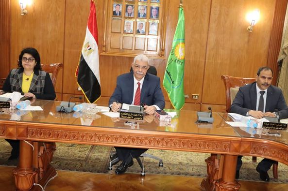 El-Kased heads the Menoufia University Council and agrees to pay a reward on the occasion of the month of Ramadan