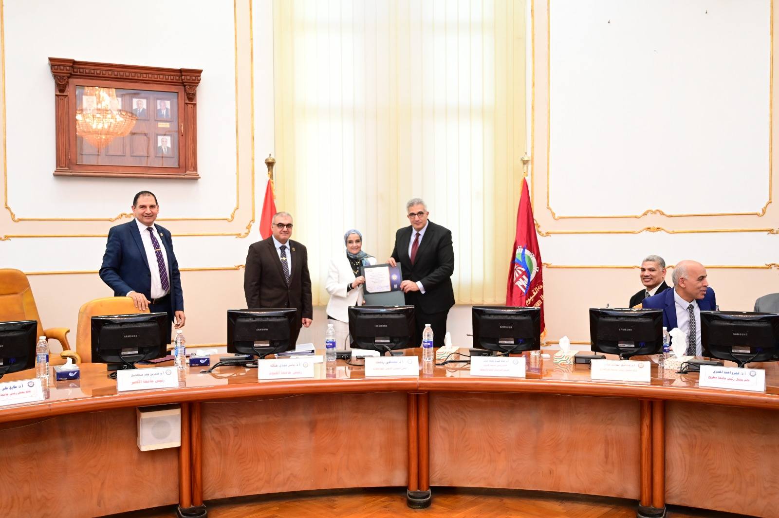 إعتماد المركز الدولي لتنمية قدرات أعضاء هيئة التدريس بجامعة المنوفية كمركز تدريب معتمد من المركز القومي للتدريب وإعداد القيادات بالأمانة العامة للمجلس الأعلى للجامعات