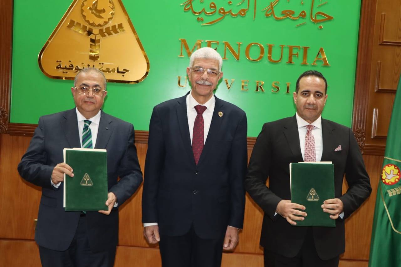 "El-Kased" witnesses the signing of a cooperation protocol between the National Liver Institute at Menoufia University and the Theodor Bilharz Institute