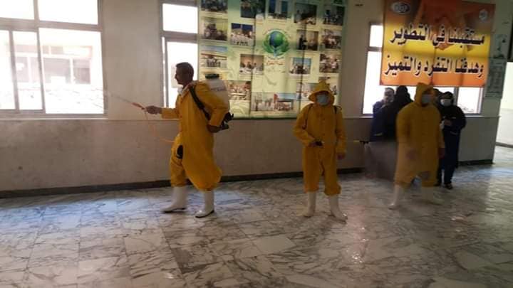 Faculty of  Sciences continues the sterilization and disinfection operations to prevent the spread of the new Corona virus.